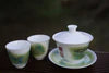 Jingdezhen Porcelain Gaiwan Set Song Painting Qian Li Jiang Shan